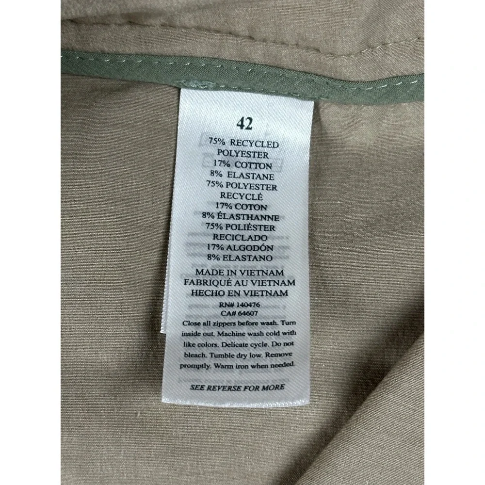 Faherty Shorts Mens 42 Beige All Day Lightweight Stretch Casual Drawstring